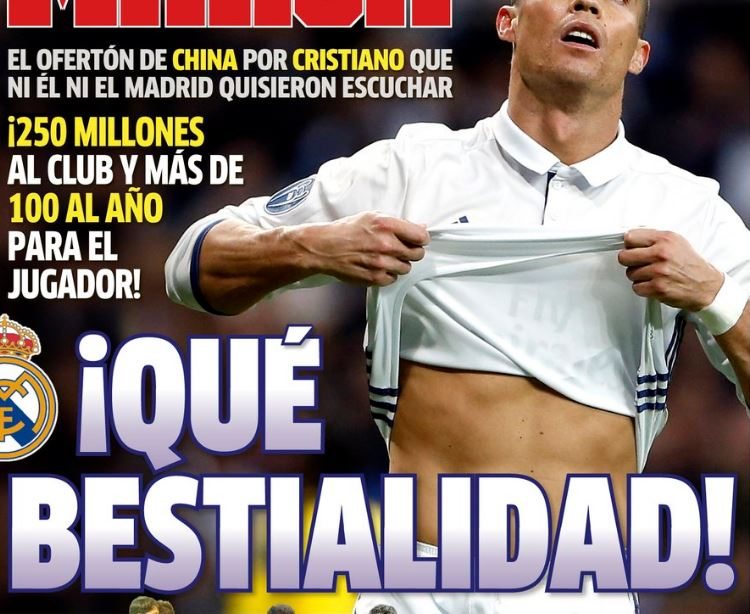 Szalona oferta za Ronaldo. Hiszpanie: To już bestialstwo