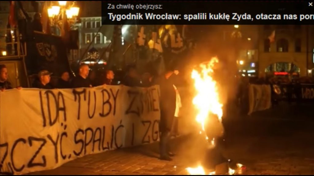 Nie zgadniecie kto apeluje o złagodzenie kary za spalenie kukły Żyda