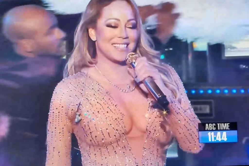 Katastrofalna wpadka Mariah Carey podczas występu sylwestrowego na Times Square (video)