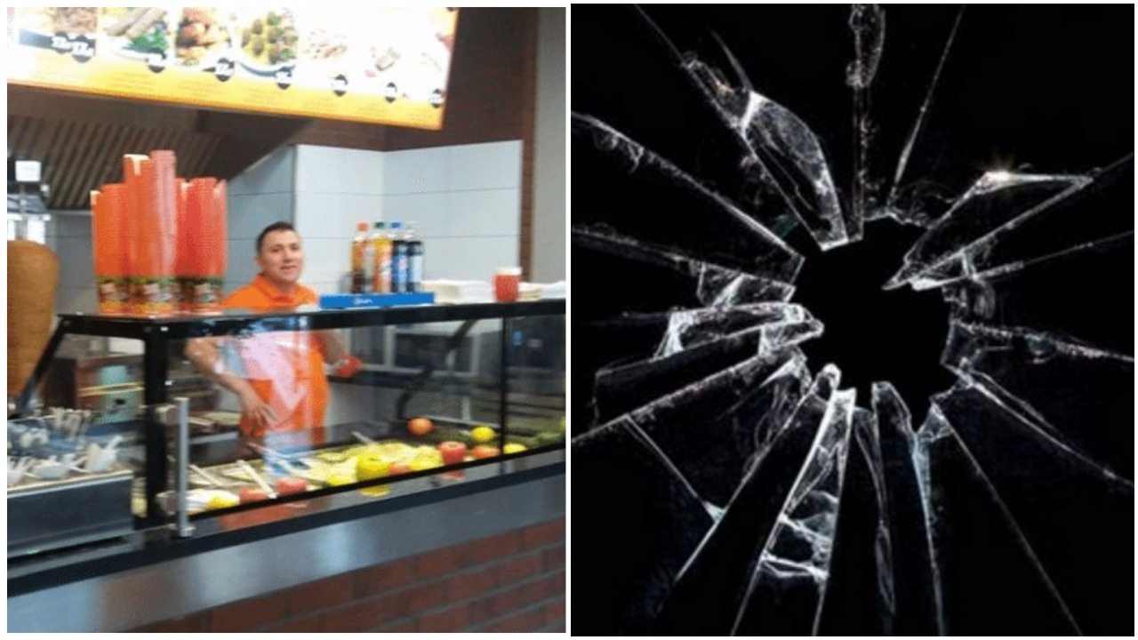 Właściciel kebabowni dostał od ludzi pieniądze za zbitą szybę. Odda je na dom dziecka