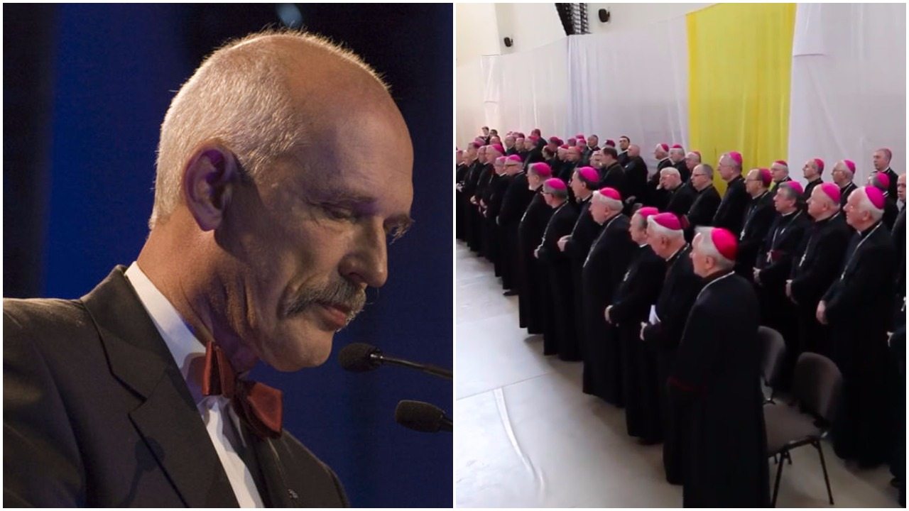 JKM nazwał papieża szatanem. Jest oficjalna odpowiedź polskiego kościoła i riposta na nią