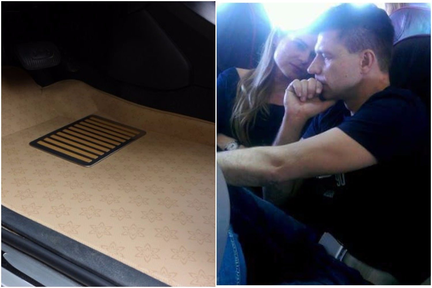 Petru przyłapany, ukrywał się przed dziennikarzami. Leżał na podłodze i udawał że go nie ma