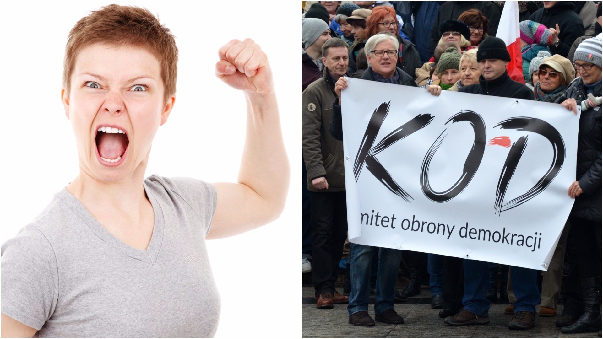 KOD rozszarpywany od wewnątrz. "Spierd*laj ch*uju! Ideowiec jeb*ny!"