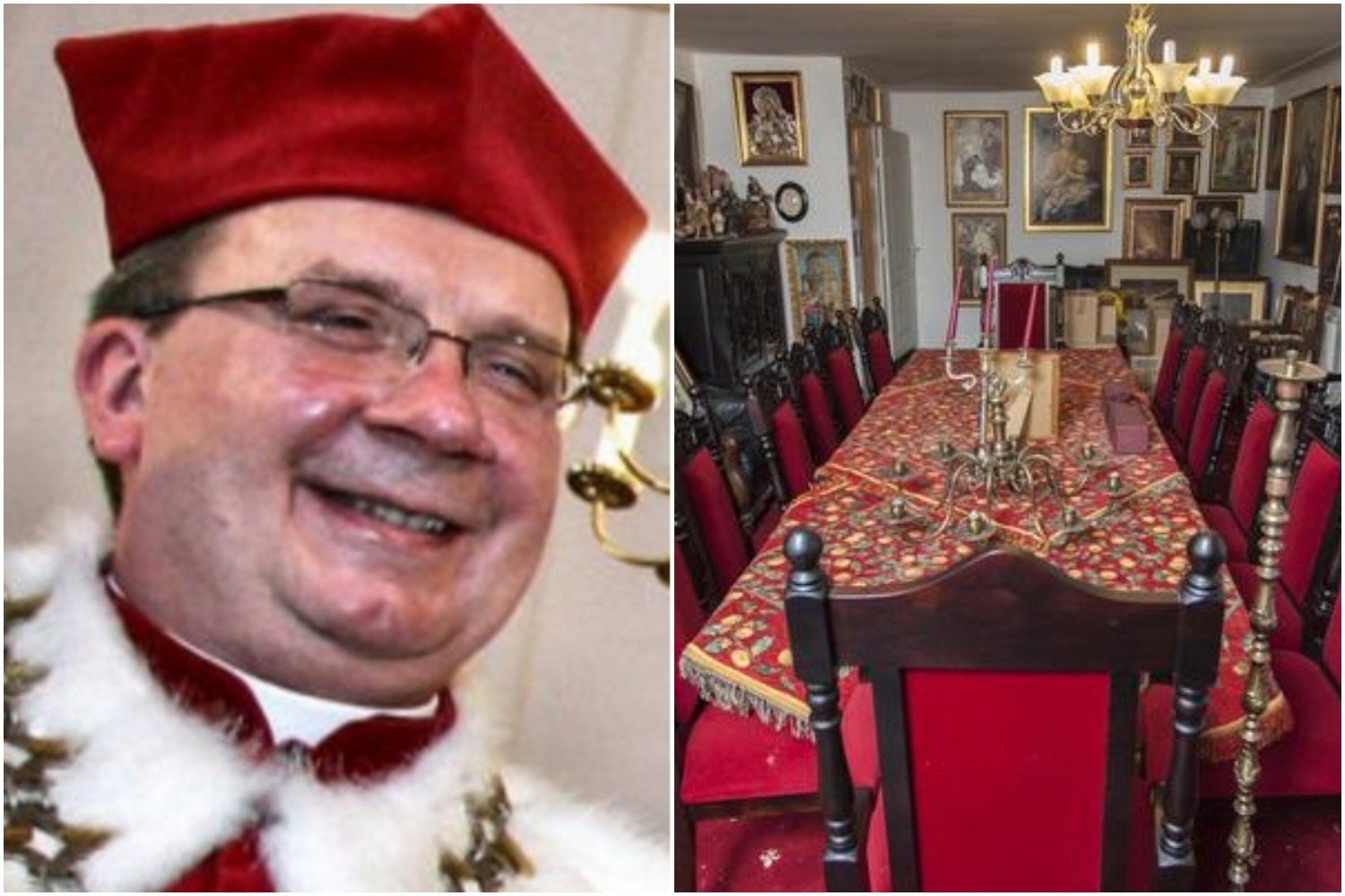Sforsowano wrota. Tak żył ksiądz Irek gdy wierni nie mieli na chleb. Pałac weźmie synek