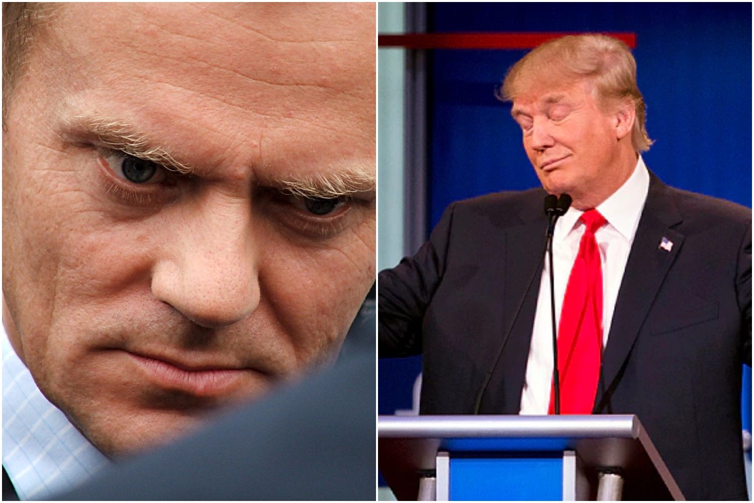 Ale lipa! Tusk chwalił się zaproszeniem od Trumpa, a... to nie dla niego
