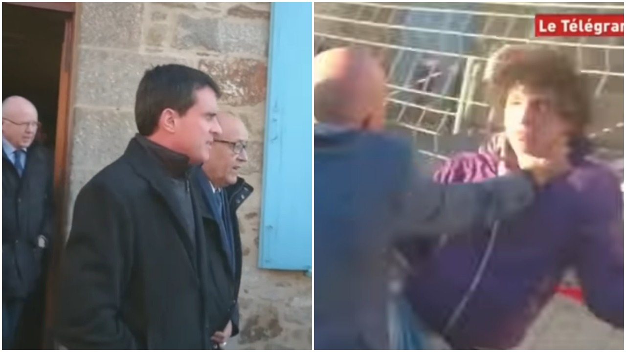 Były premier spoliczkowany na ulicy (video)