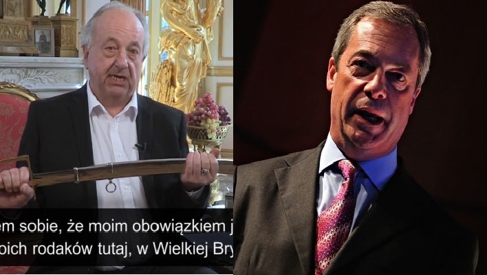 Nigel Farage odpowiedział polskiemu arystokracie ws. pojedynku