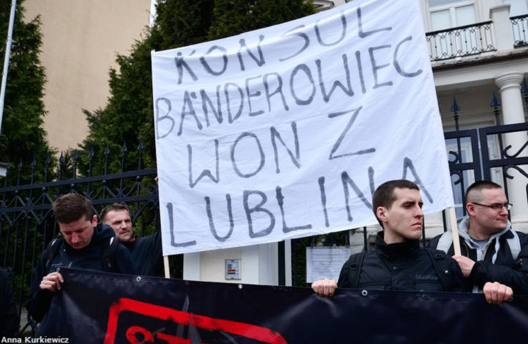 W Lublinie zawrzało: "Konsul Banderowiec Won z Lublina”