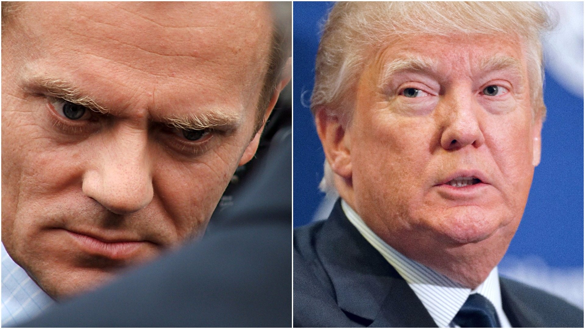 Tusk mocno uderza w Trumpa: Postawił go w jednym szeregu z...