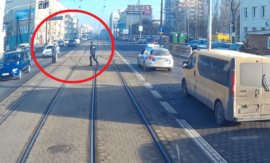 SZACUN! Policjant pokazał jak policja powinna reagować na takich pieszych (video)