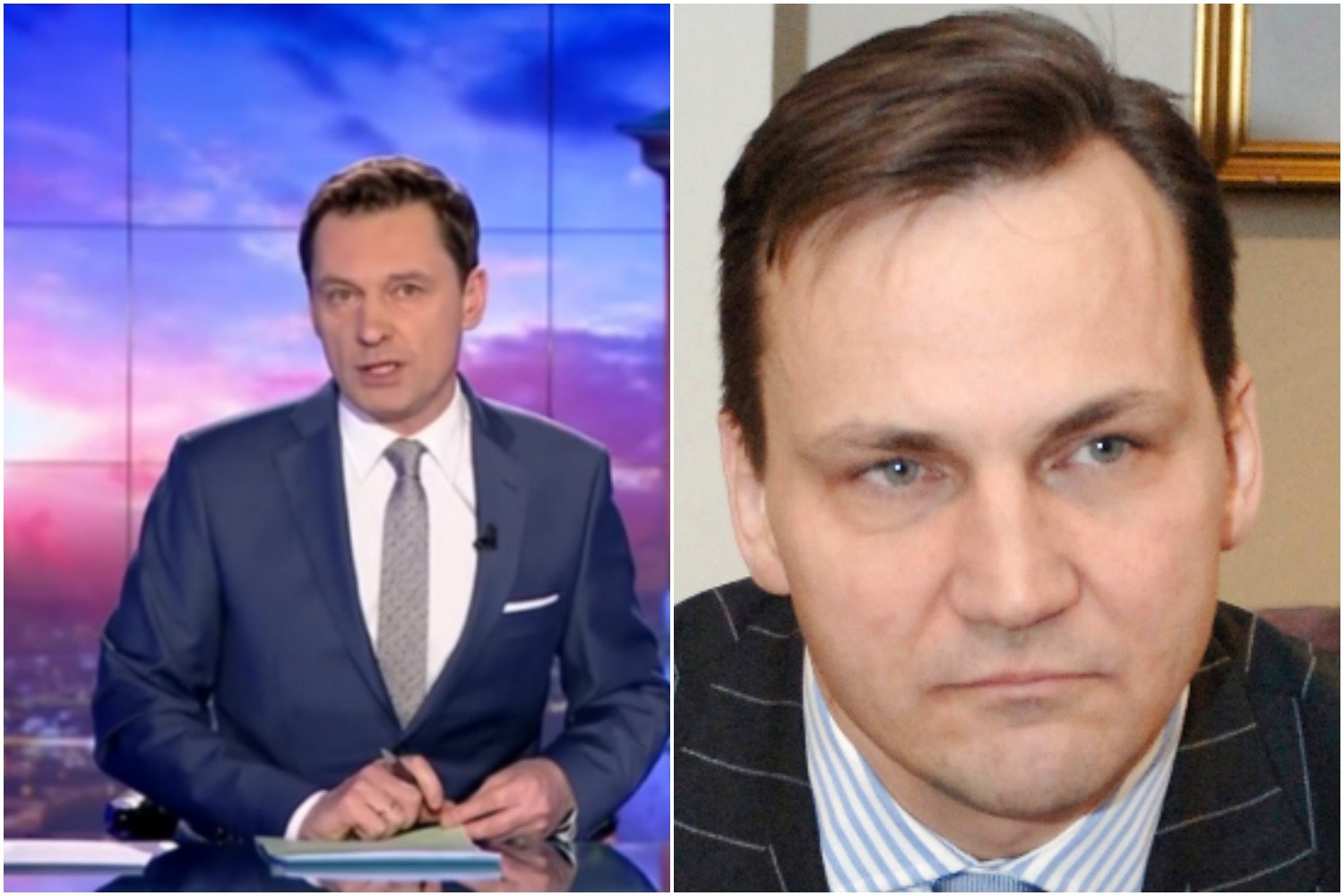 Sikorski publicznie wyzywa szefową Wiadomości. "Ty tępa.... "