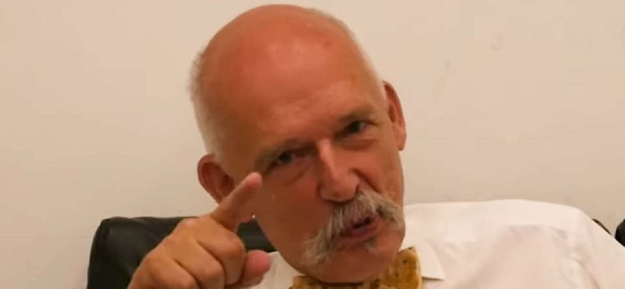 Janusz Korwin-Mikke pokazał się wyborcom w samych majtkach. Tego widoku nie wymażecie ze swojej pamięci