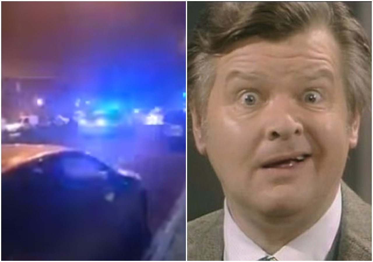 Paryski Benny Hill w realu. Kuriozalna ucieczka francuskiej policji przed armią imigrantów (VIDEO)