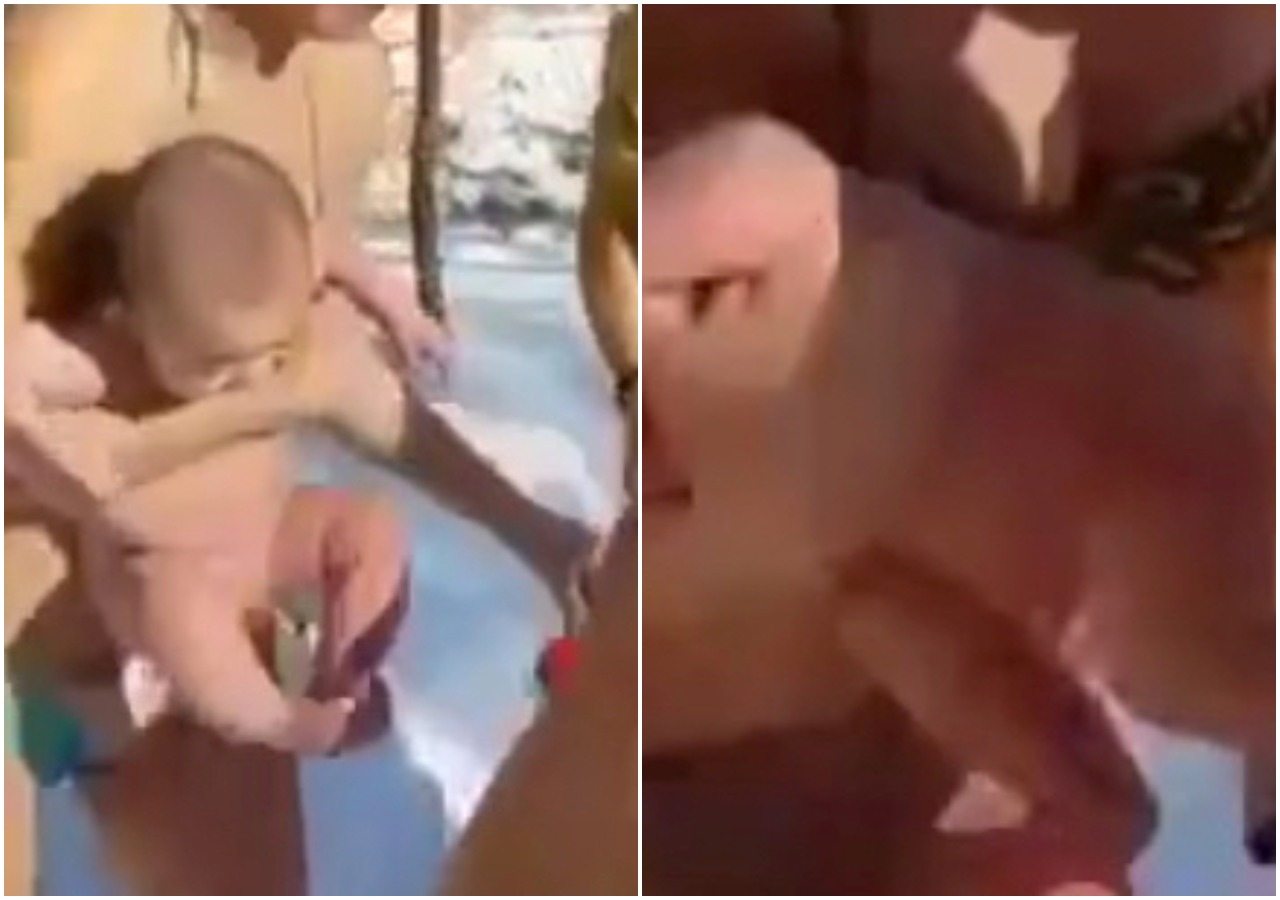 Przerażający sposób na "hartowanie" dzieci. Co za głupota! (VIDEO +18)