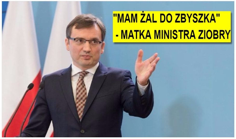Matka ministra Ziobry zawiedziona: Mam żal do Zbyszka