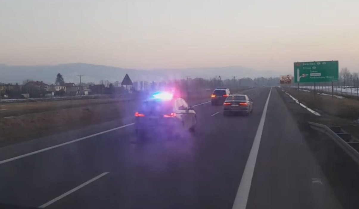 BOR znowu w akcji. Kierowcy musieli uciekać (VIDEO)