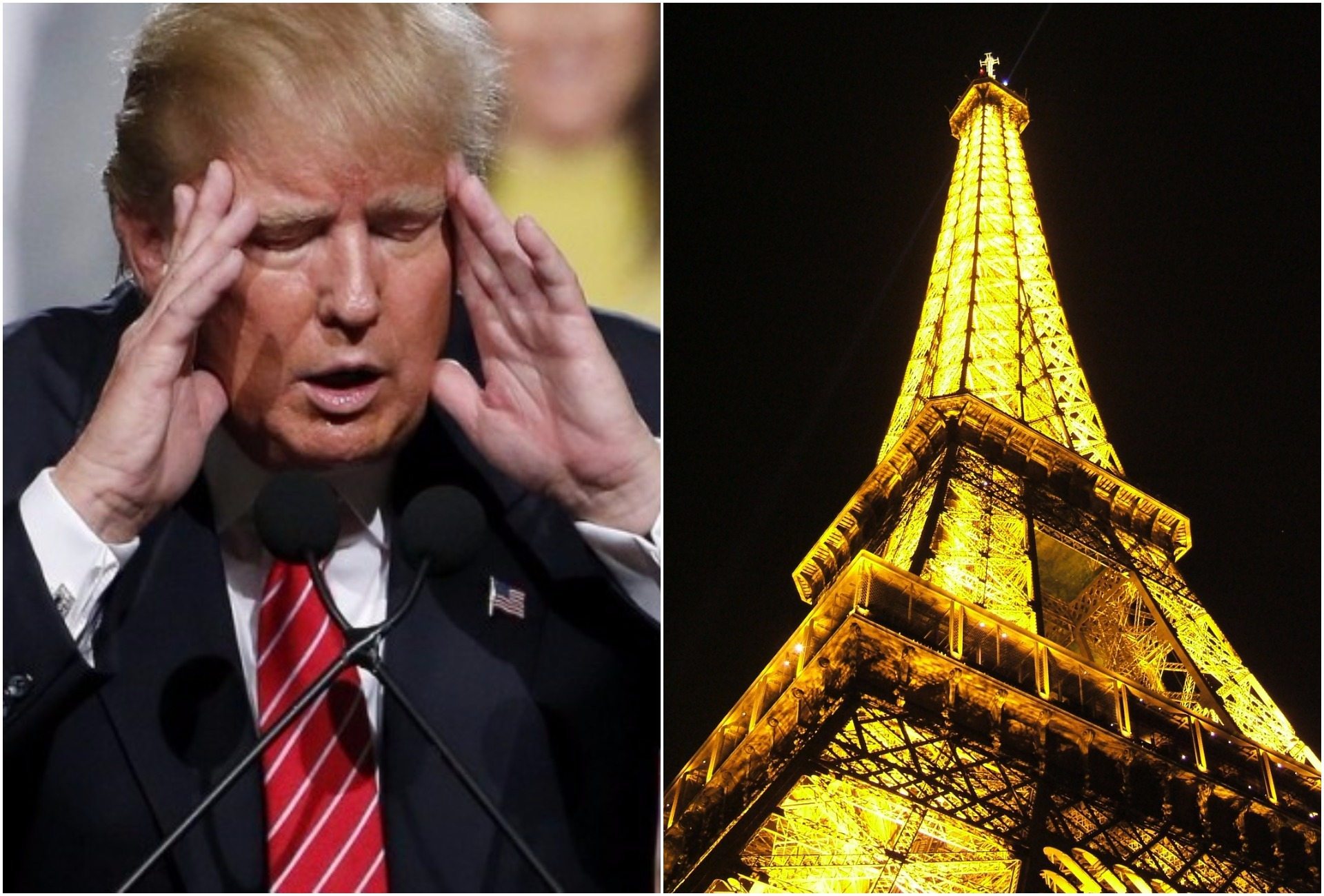Trump wyjątkowo bezpośrednio o Paryżu. Opowiedział historię swojego przyjaciela