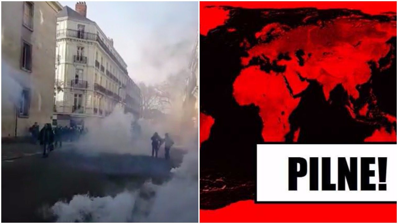 PILNE: Zamieszki we Francji, lewicowy protest wymknął się spod kontroli (VIDEO)