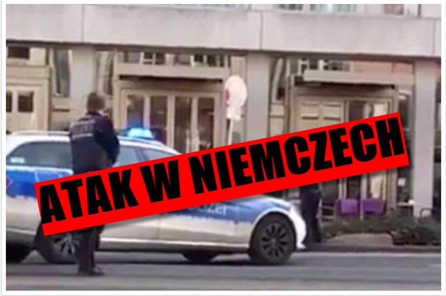 Pierwsze nagranie z miejsca ataku w Niemczech (video)