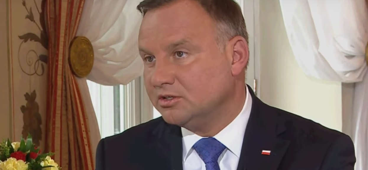 "Rzuciłem palenie, nie jestem abstynentem". Duda o nałogach w Polsat News