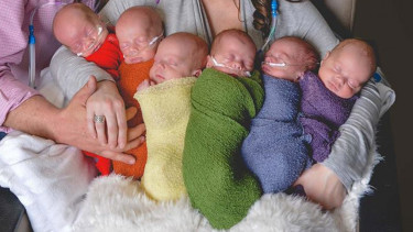 Mama polskich sześcioraczków pokazała, jak będzie wyglądał ich pokój. Urocze zdjęcie