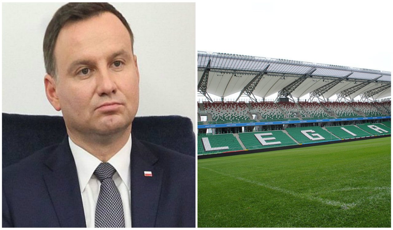 Piłkarze Legii dowcipkowali z prezydenta Dudy (video)