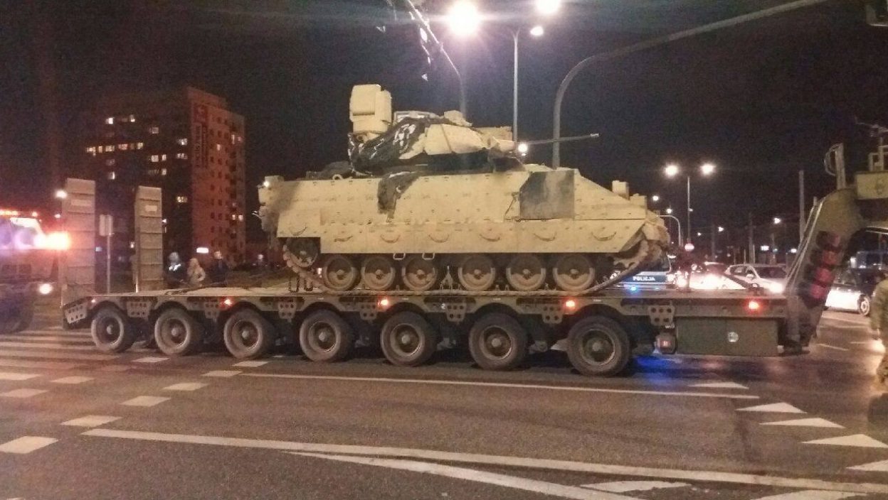 Wypadek wojskowej kolumny w Bydgoszczy (ZDJĘCIA)