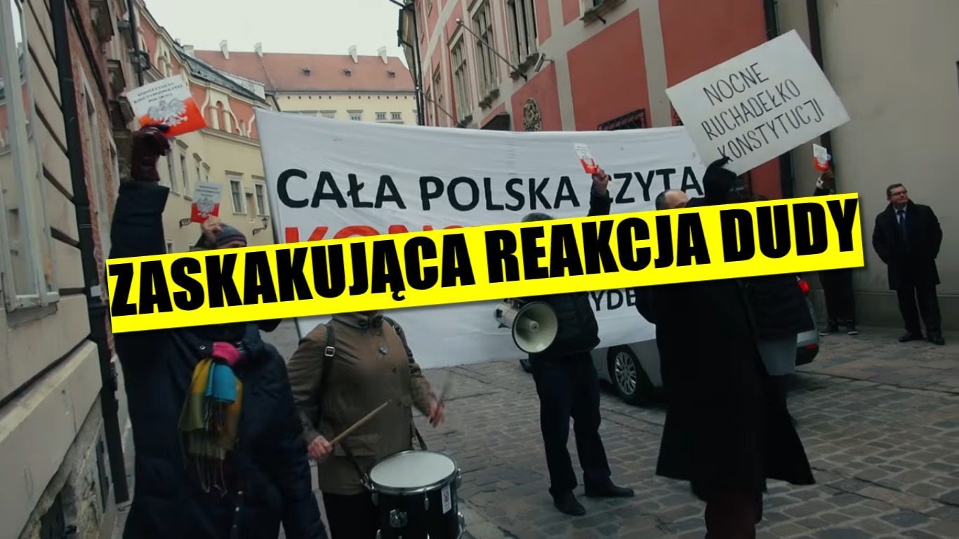 Duda totalnie zaskoczył KOD. Takiej reakcji się nie spodziewali (VIDEO)