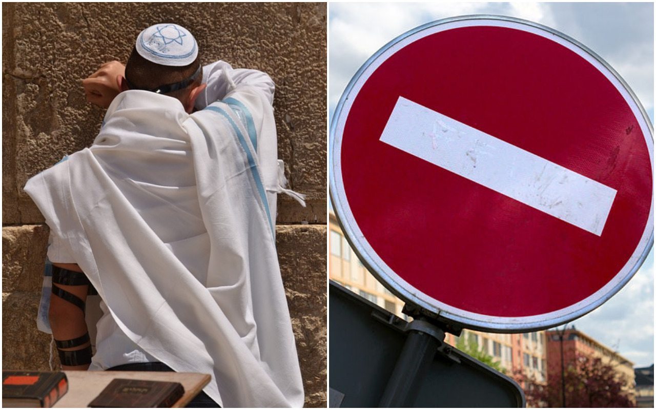 Szokujący przejaw braku tolerancji. Dyskryminują Żydów... znakami drogowymi (zdjęcia)