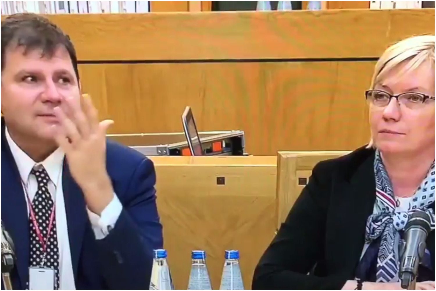 Burza po konferencji prezes Trybunału Konstytucyjnego. Pouczała dziennikarzy (video)