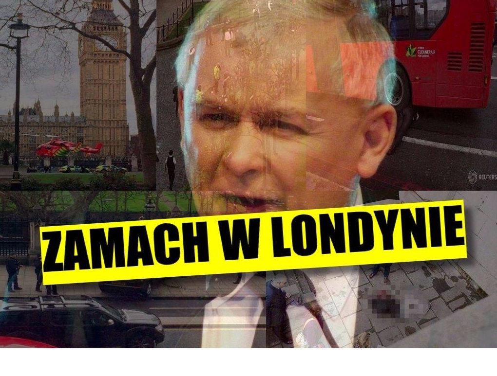 Zamach w Londynie. Jest pilna decyzja w sprawie Kaczyńskiego