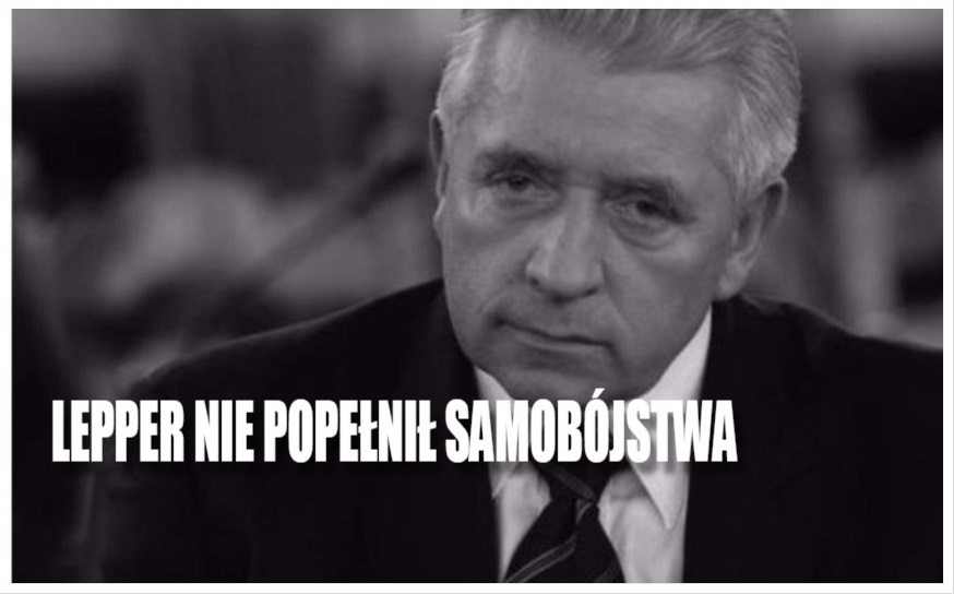 Funkcjonariusz ABW ujawnia: Lepper nie popełnił samobójstwa