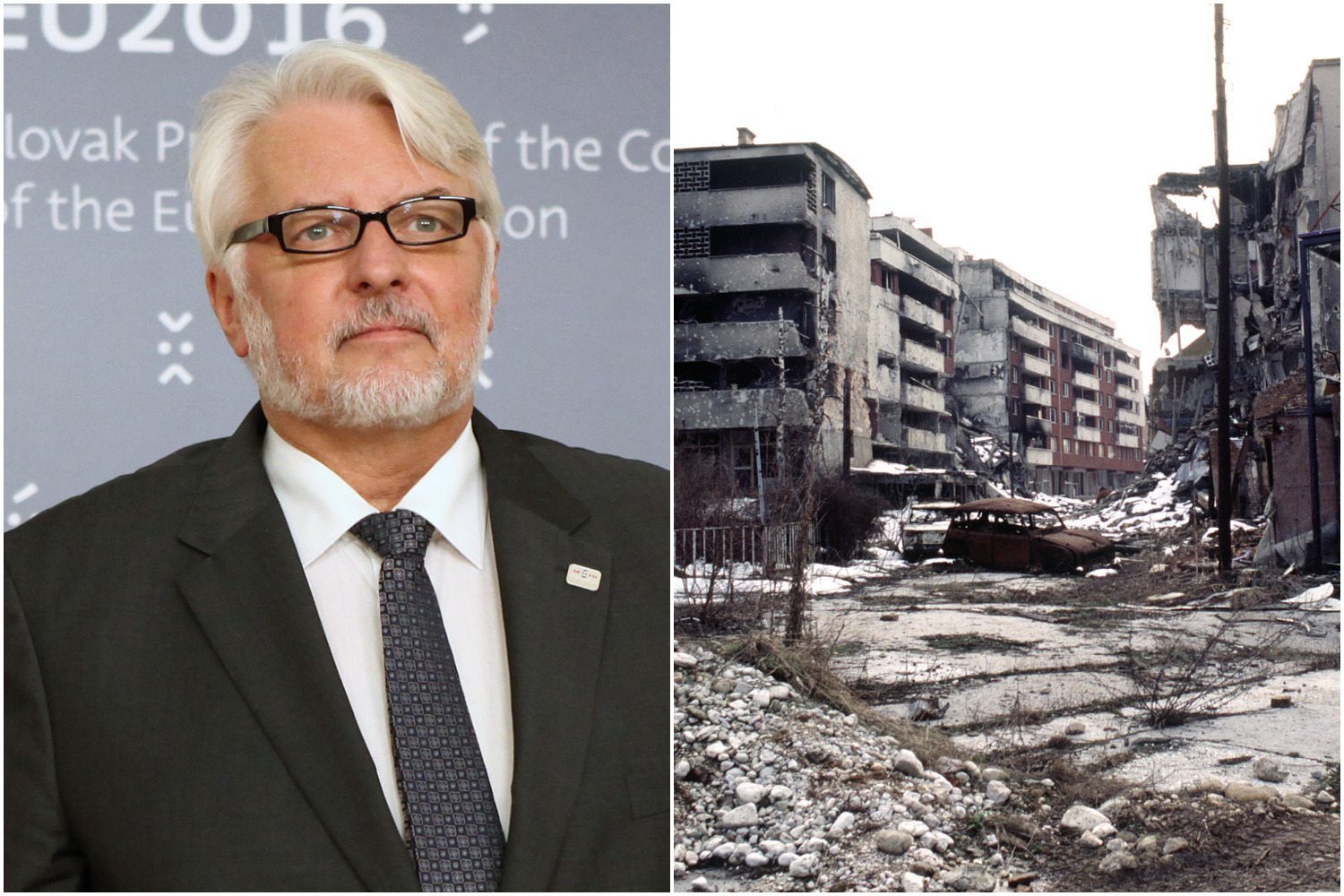 OBRZYDLIWA wpadka Waszczykowskiego. Nazwał krwawą wojnę marginalną