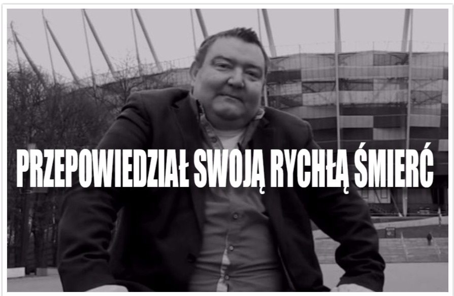 Ostatnie nagranie Zarzecznego. Przewidział w nim swoją rychłą śmierć (VIDEO)