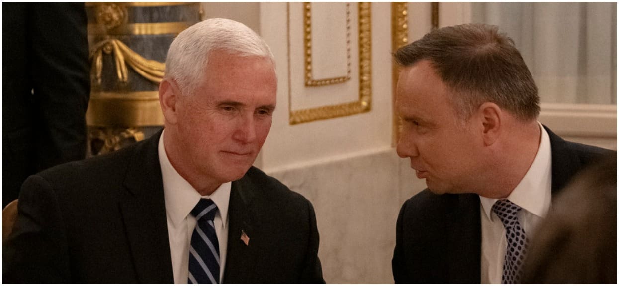 Co z obiecanym zniesieniem wiz? Rozmowa w cztery oczy prezydenta Dudy i wiceprezydenta USA