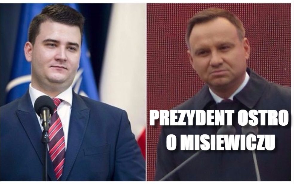 Prezydent Duda pierwszy raz o Misiewiczu i od razu bezlitośnie