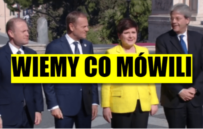 Rozczytano z ruchu warg co mówili do siebie Tusk i Szydło. Bardzo symboliczne...