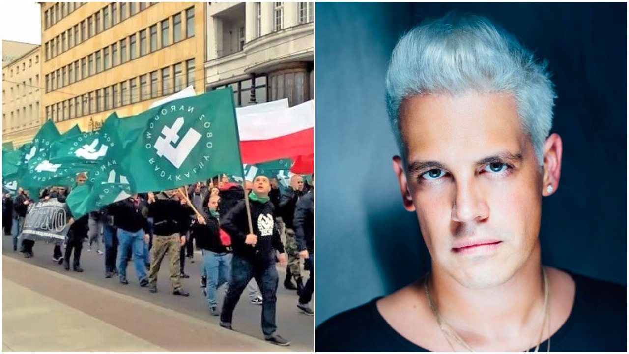 Najpopularniejszy homoseksualny Żyd w USA jest zachwycony polskim ONR (VIDEO)