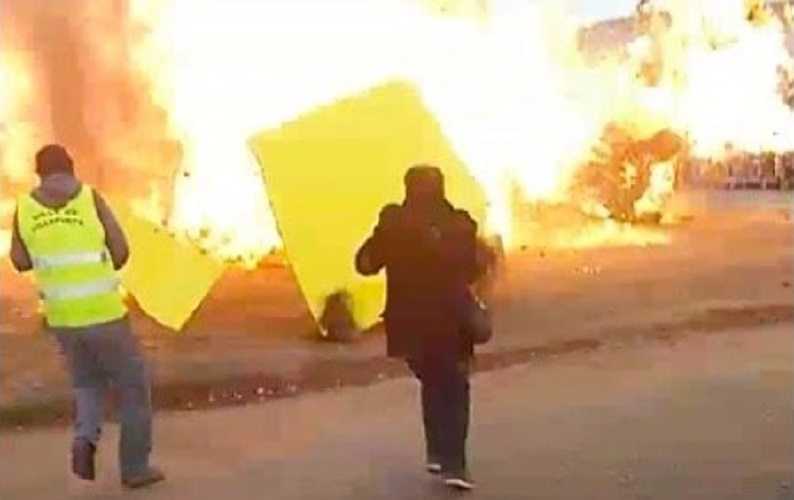 Mamy wideo z potężnego wybuchu we Francji! (VIDEO)