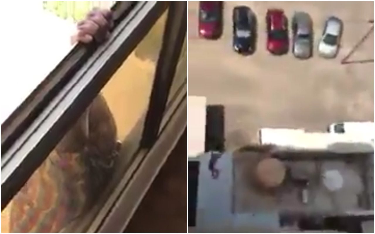 MAKABRA! Nagrywali jej męki zamiast pomóc, spadła z kilku pięter (VIDEO)
