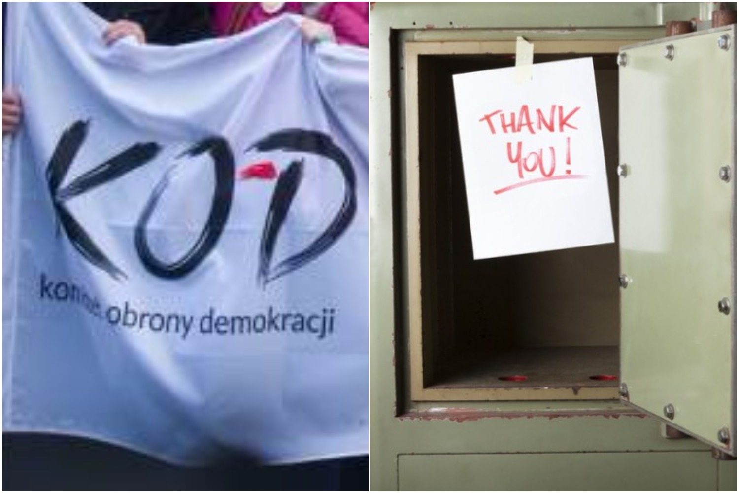 AFERA! Ktoś wyczyścił sejf KOD-u, pieniądze wyparowały! Jest podejrzany
