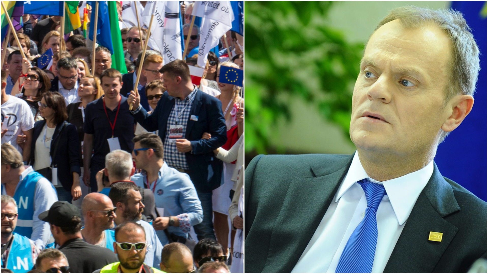 Tusk jest niezadowolony z wiecu poparcia dla... samego siebie. Wyjaśnił dlaczego