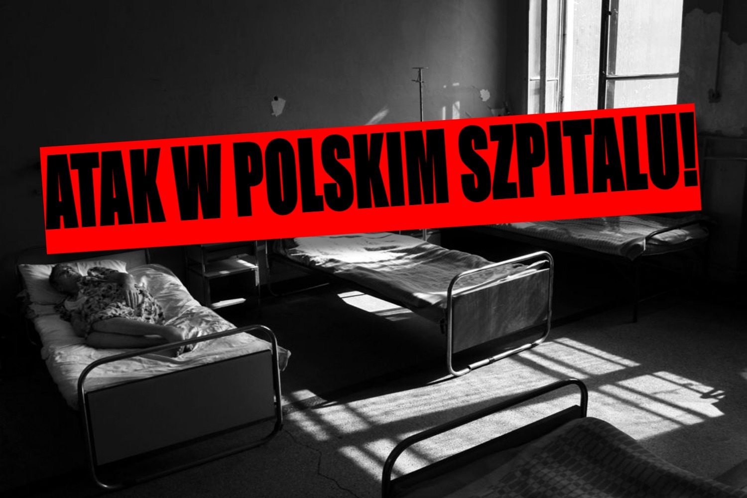 Atak w polskim szpitalu! Uzbrojony Szwed rzucił się na pacjentów, są ranni