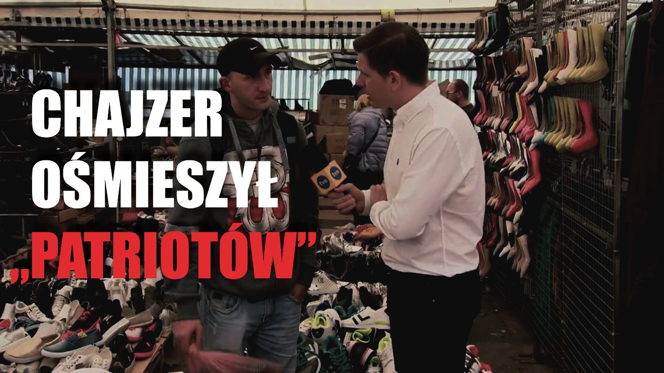 Chajzer brutalnie ośmieszył fanów odzieży patriotycznej. To nie spodoba się narodowcom (VIDEO)