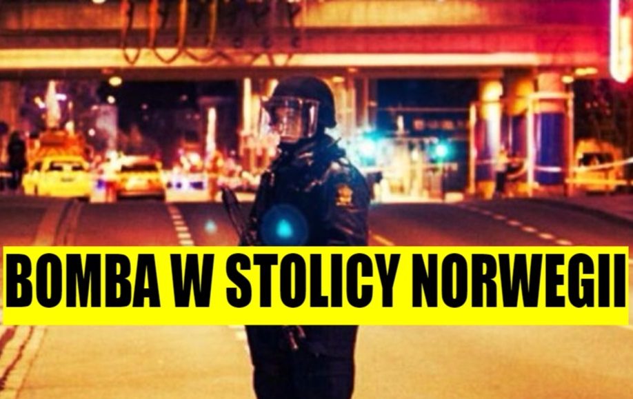 Norwegia: Bomba, zatrzymany zamachowiec i policja na ulicach Oslo (ZDJĘCIA)