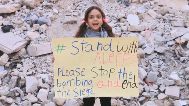 Mała dziewczyna z Syrii dziękuje Trumpowi za bombardowanie