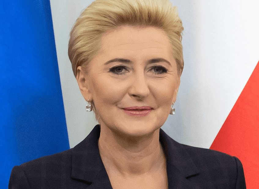 Agata Duda ma sobowtóra? Kobieta, która pojawiła się u boku prezydenta wygląda tak samo jak pierwsza dama
