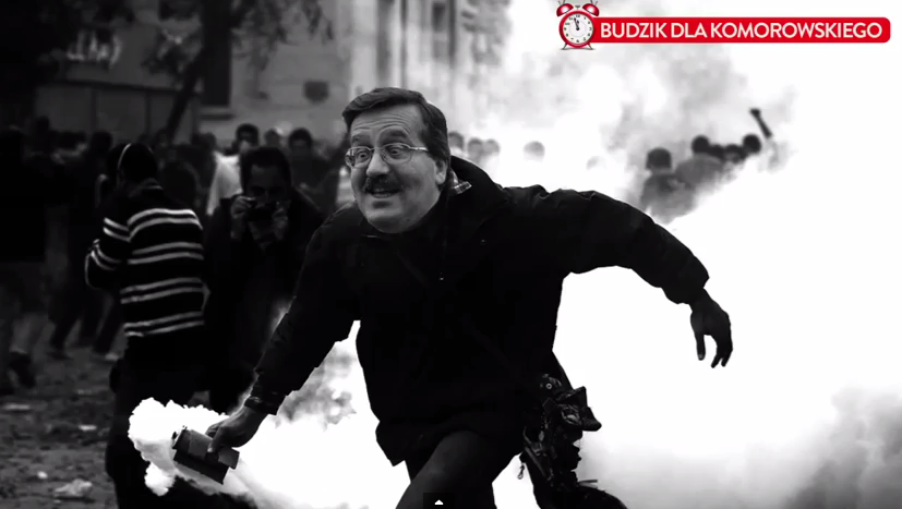 Kukiz śmieje się z Komorowskiego. "Budzik" podbija sieć (video)