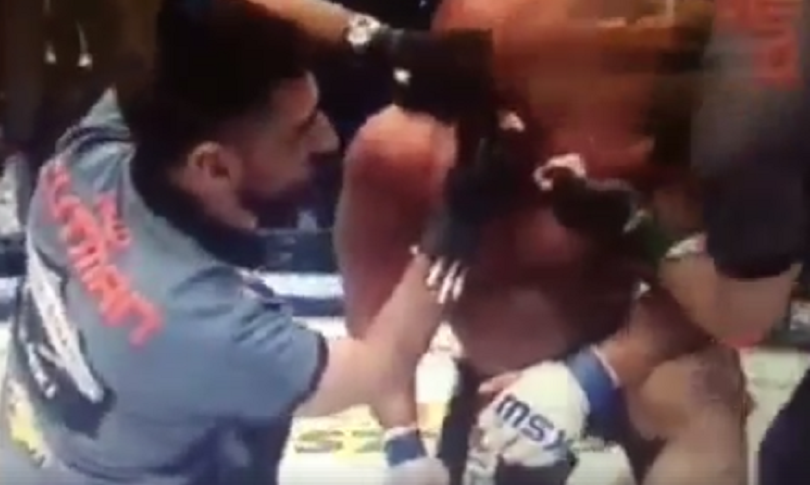 Cóż to było?! Popek w sekundy zrobił miazgę z twarzy Hardkorowego Koksa (VIDEO)