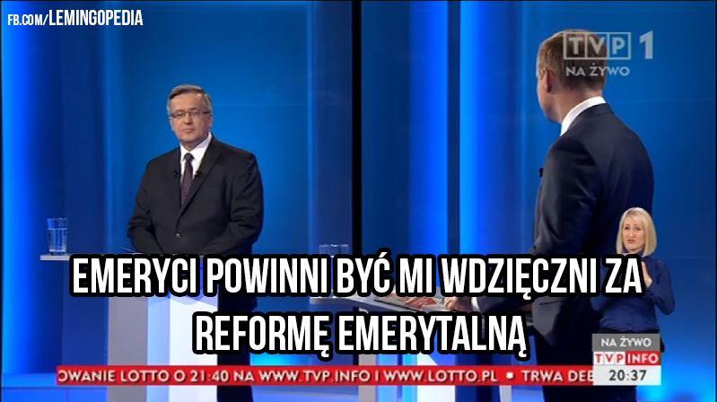 Najmocniejsze momenty debaty Komorowski vs Duda